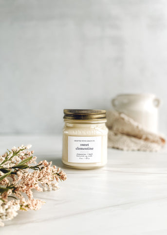Sweet Clementine 8 oz Candle